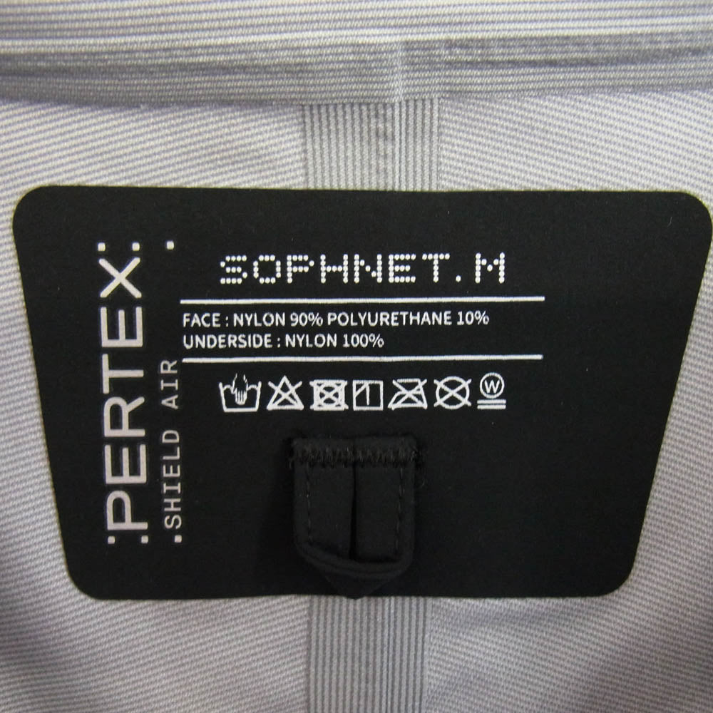 SOPH ソフ SOPH-250036 PERTEX 3LAYER MOUNTAIN JACKET マウンテン ジャケット ブラック系 M【新古品】【未使用】【中古】