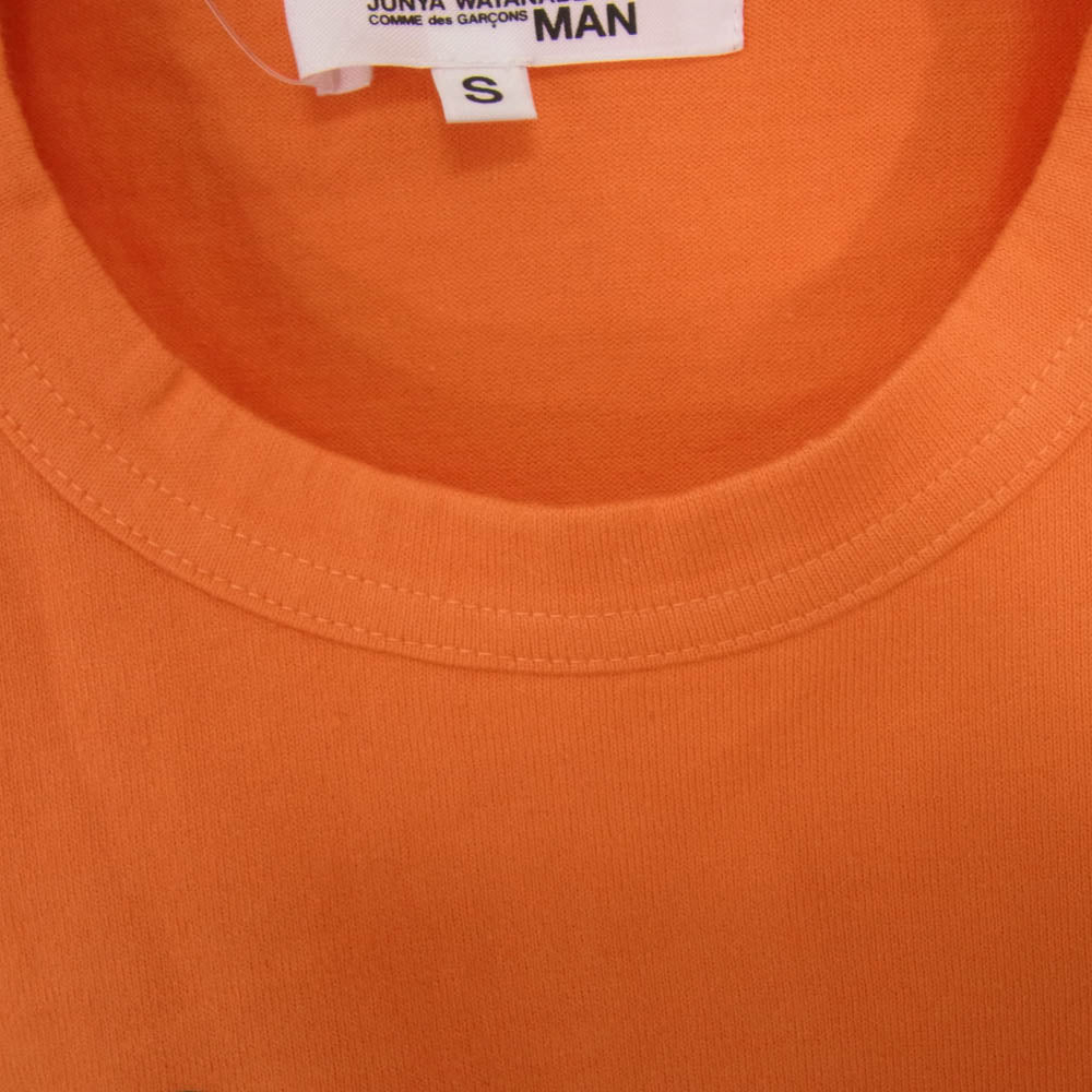 アイジュンヤワタナベマン AD2011 WI-T907 BACKYARD GARDEN プリント 半袖 Tシャツ オレンジ系 S【中古】