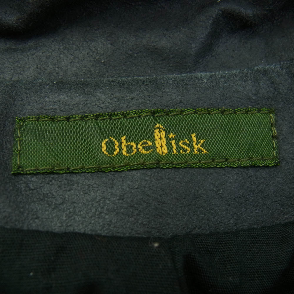 Obelisk オベリスク 2075 ピッグレザー ジャケット ブラック系 M【中古】