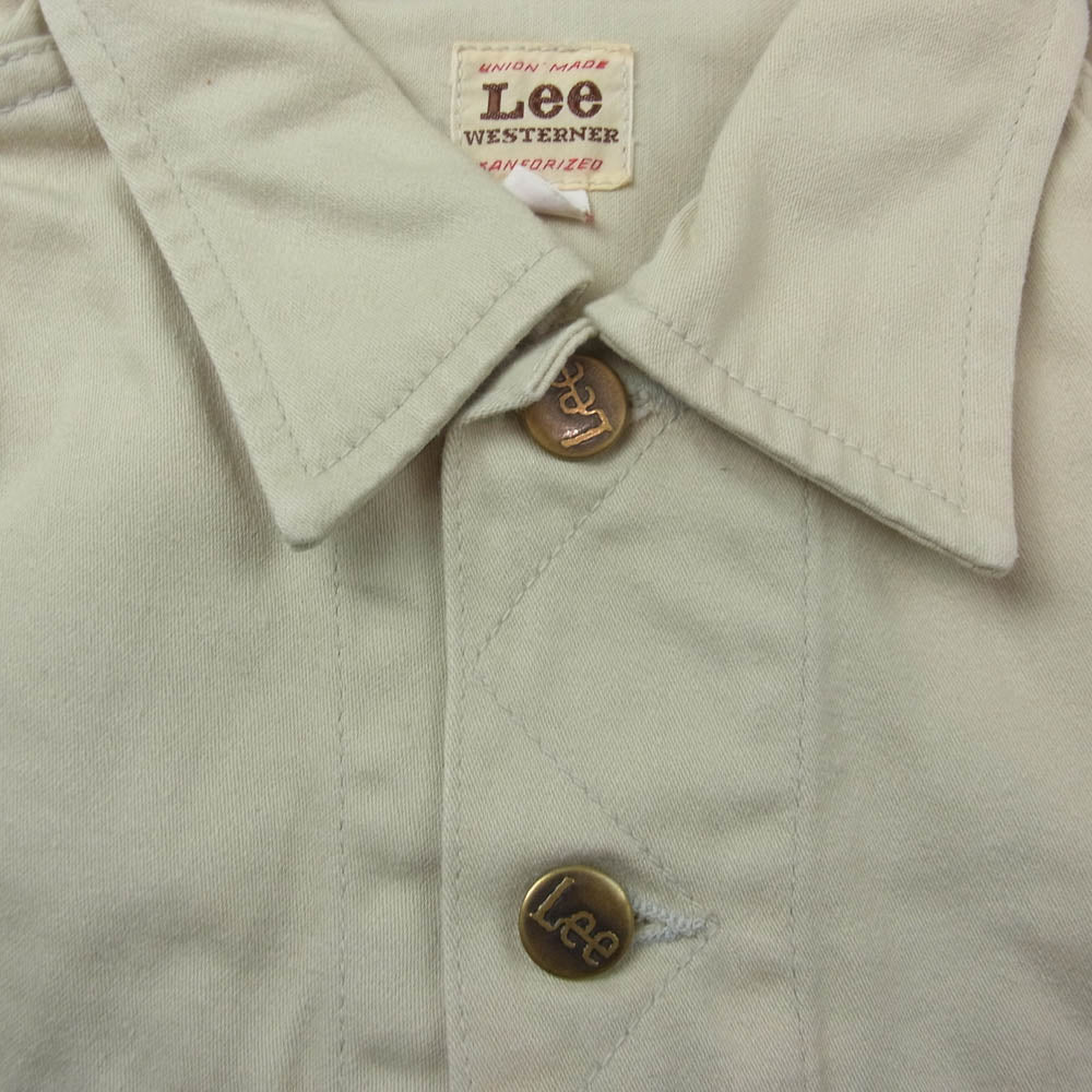 Lee リー 復刻 WESTERNER JACKET ウエスターナー ジャケット ベージュ系 36【中古】