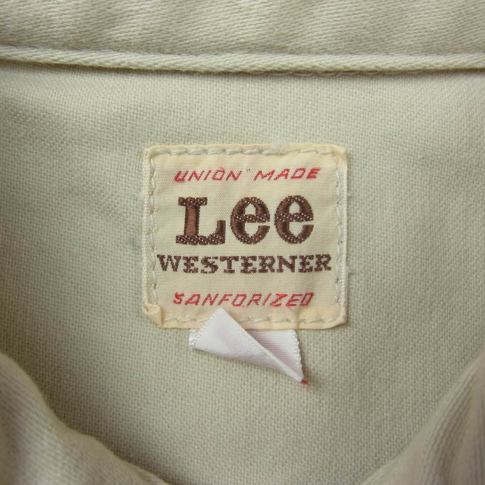 Lee リー 復刻 WESTERNER JACKET ウエスターナー ジャケット ベージュ系 36【中古】
