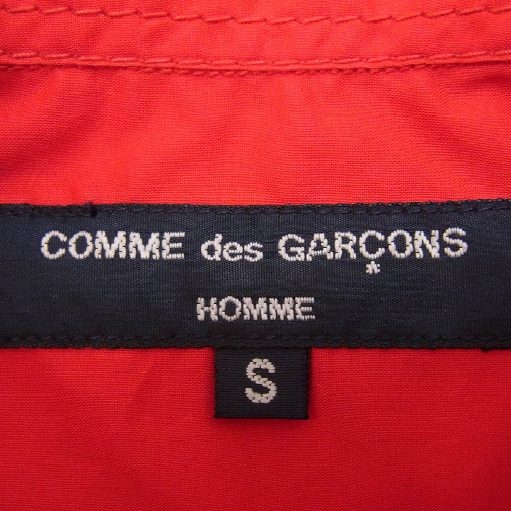 COMME des GARCONS HOMME コムデギャルソンオム AD2006 HR-B010 クレイジーパターン 長袖 シャツ レッド系 S【中古】