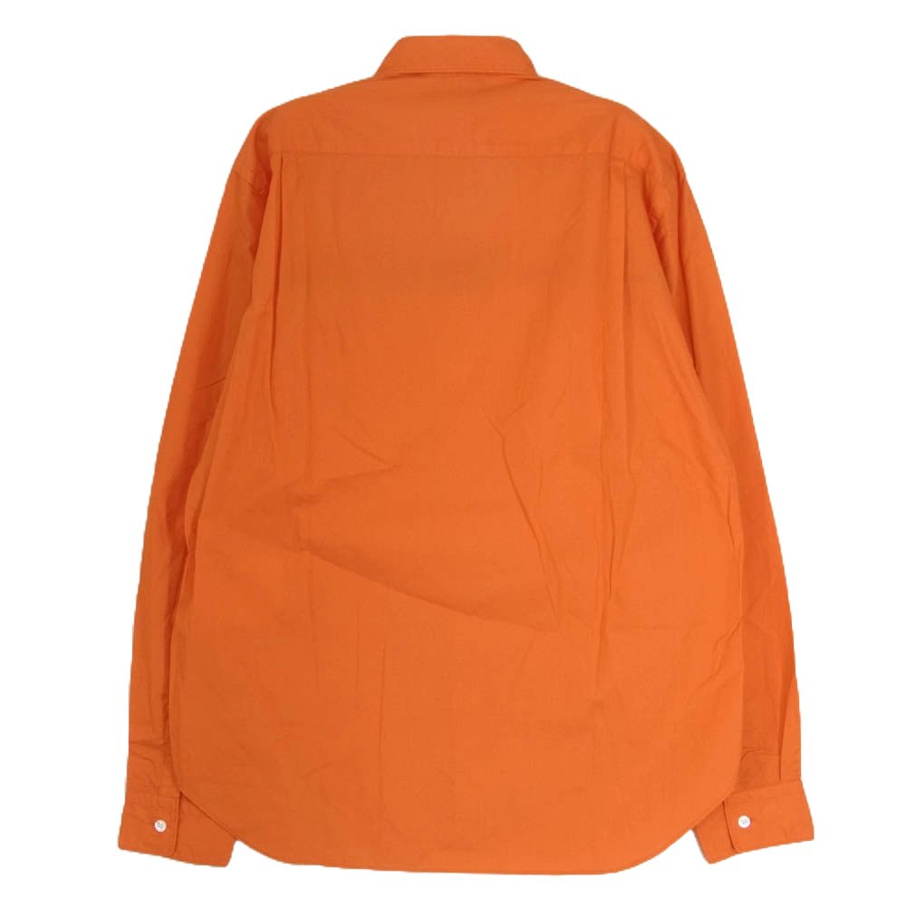 COMME des GARCONS HOMME コムデギャルソンオム AD2005 HP-B009 カラー切替 長袖 シャツ オレンジ系 M【中古】