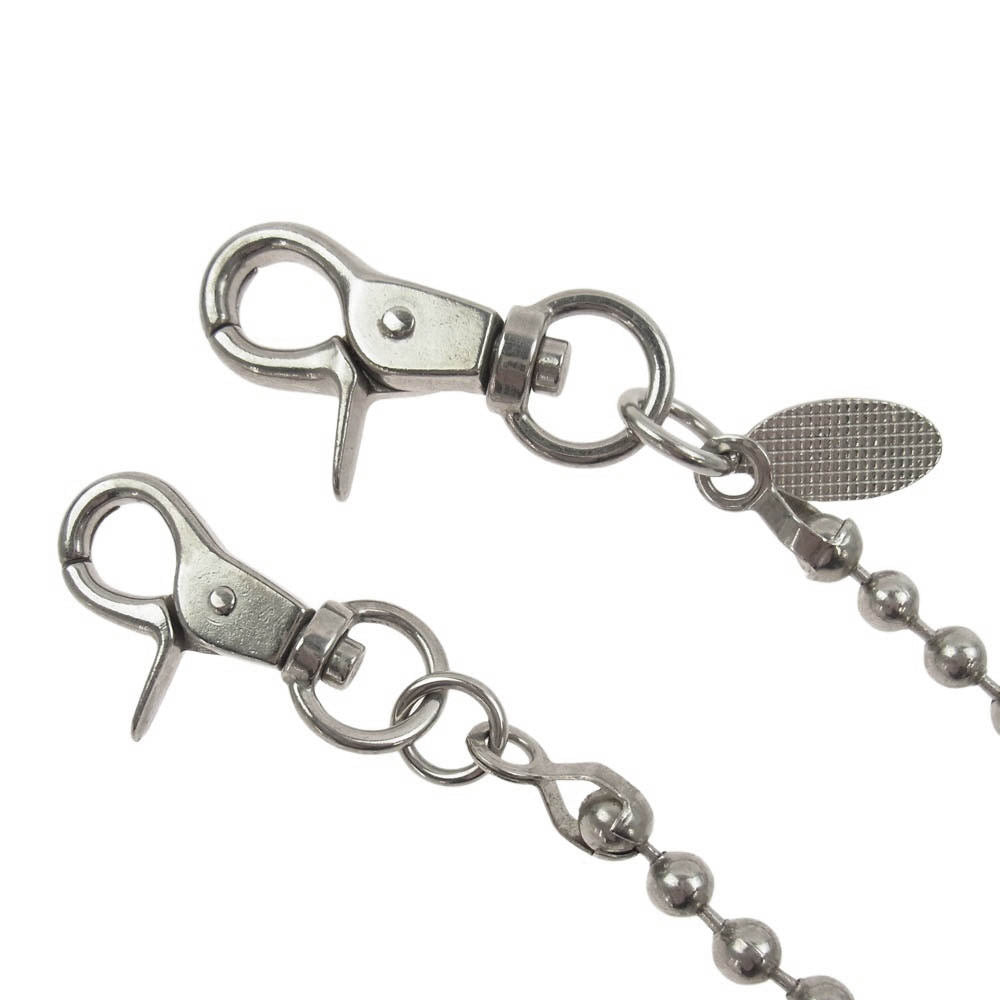 HYSTERIC GLAMOUR ヒステリックグラマー ウォレット ボール チェーン シルバー系【中古】