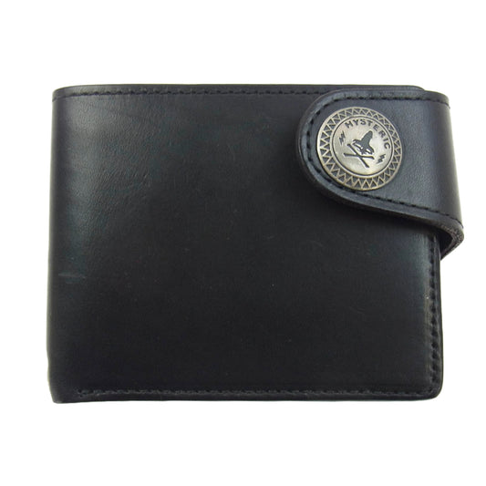 HYSTERIC GLAMOUR ヒステリックグラマー 二つ折り レザー ウォレット 財布 ブラック系【中古】