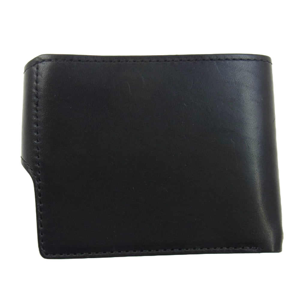 HYSTERIC GLAMOUR ヒステリックグラマー 二つ折り レザー ウォレット 財布 ブラック系【中古】