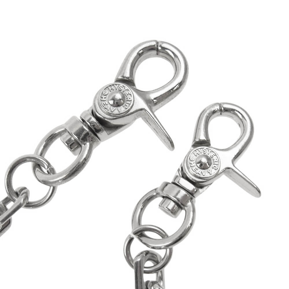 HYSTERIC GLAMOUR ヒステリックグラマー ウォレット チェーン シルバー系【中古】