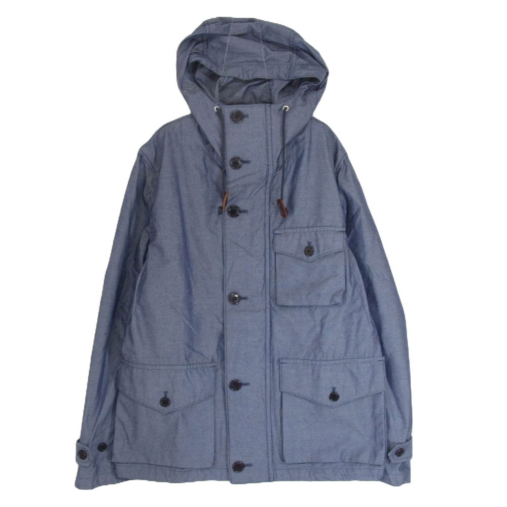 COMME des GARCONS HOMME コムデギャルソンオム HG-J047 AD2010 紺タグ 綿マウンテン パーカー ジャケット ブルー系 S【美品】【中古】