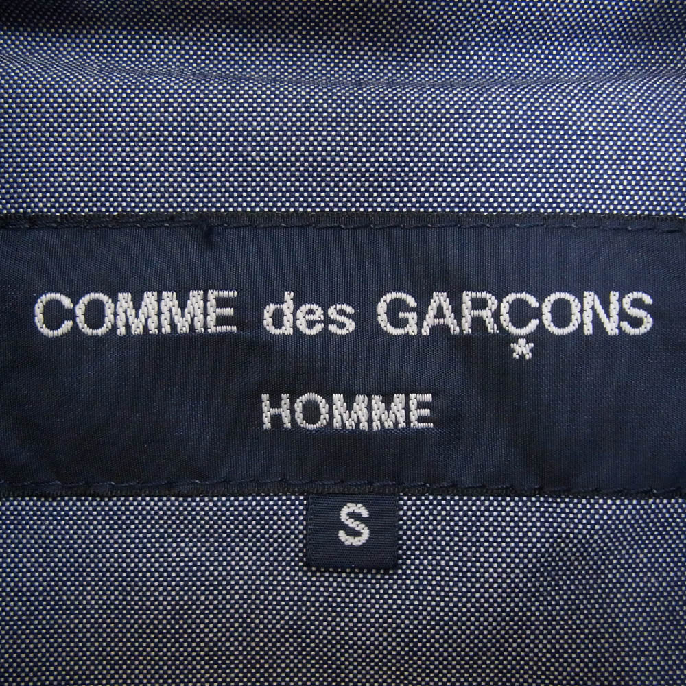 COMME des GARCONS HOMME コムデギャルソンオム HG-J047 AD2010 紺タグ 綿マウンテン パーカー ジャケット ブルー系 S【美品】【中古】