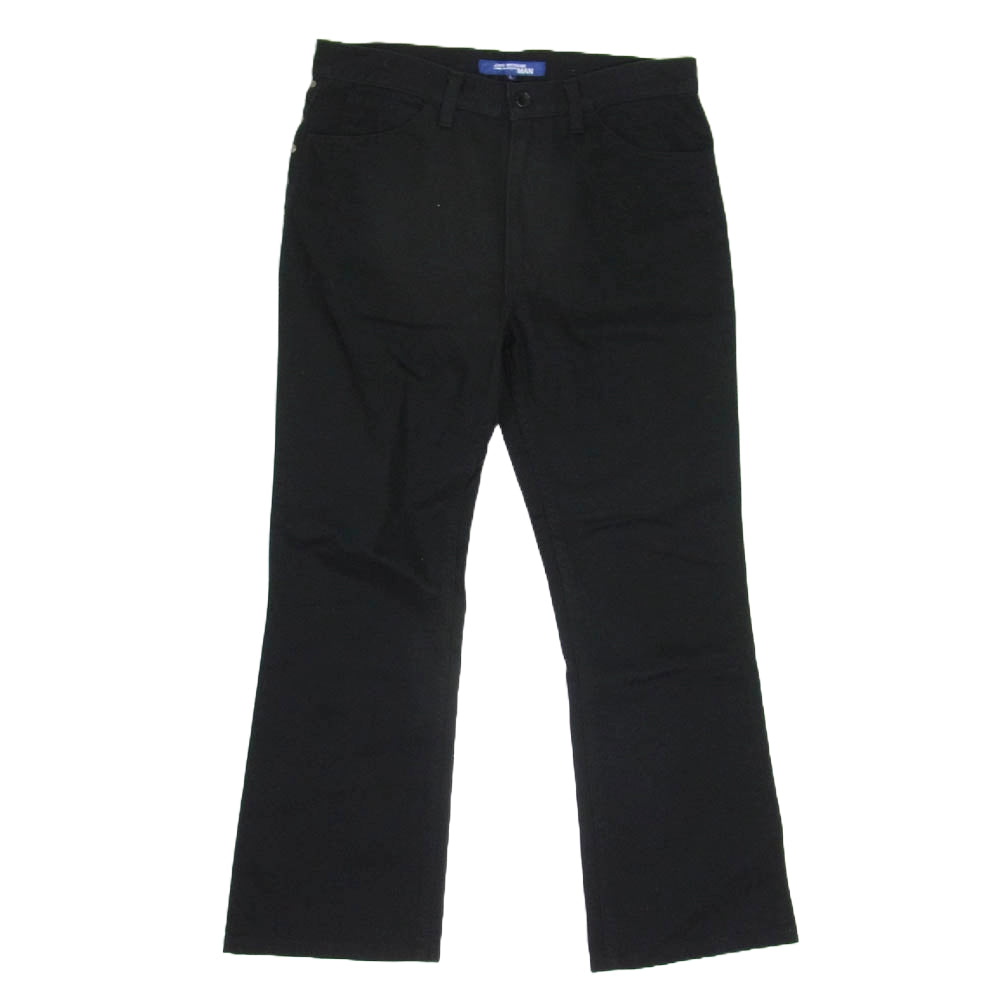 JUNYA WATANABE COMME des GARCONS MAN ジュンヤワタナベコムデギャルソンマン AD2002 WI-P018 サイド スタッズ ストレート デニム パンツ ブラック系 L【中古】