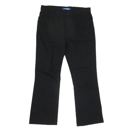 JUNYA WATANABE COMME des GARCONS MAN ジュンヤワタナベコムデギャルソンマン AD2002 WI-P018 サイド スタッズ ストレート デニム パンツ ブラック系 L【中古】