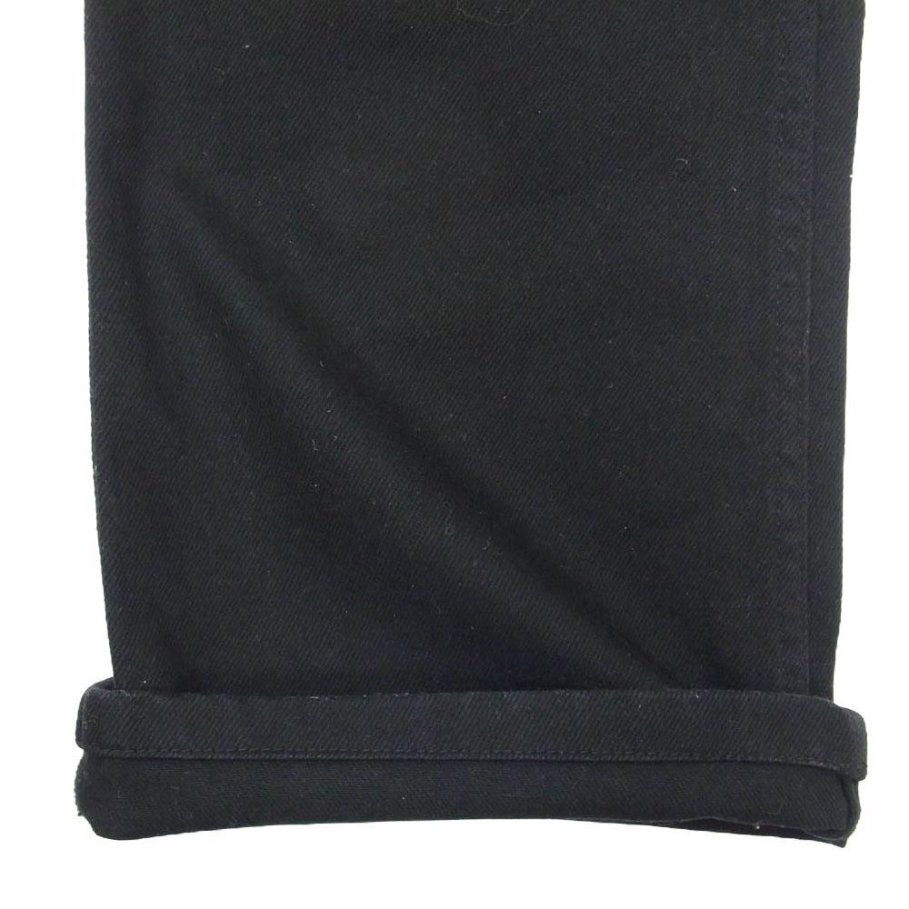 JUNYA WATANABE COMME des GARCONS MAN ジュンヤワタナベコムデギャルソンマン AD2002 WI-P018 サイド スタッズ ストレート デニム パンツ ブラック系 L【中古】