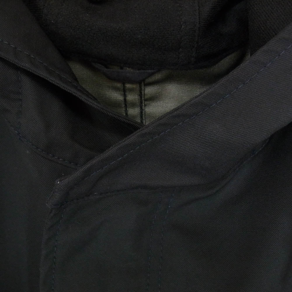 COMME des GARCONS HOMME コムデギャルソンオム HF-C011 AD2010 ラミネートウール フィッシュテールパーカー モッズコート ブラック系 S【中古】