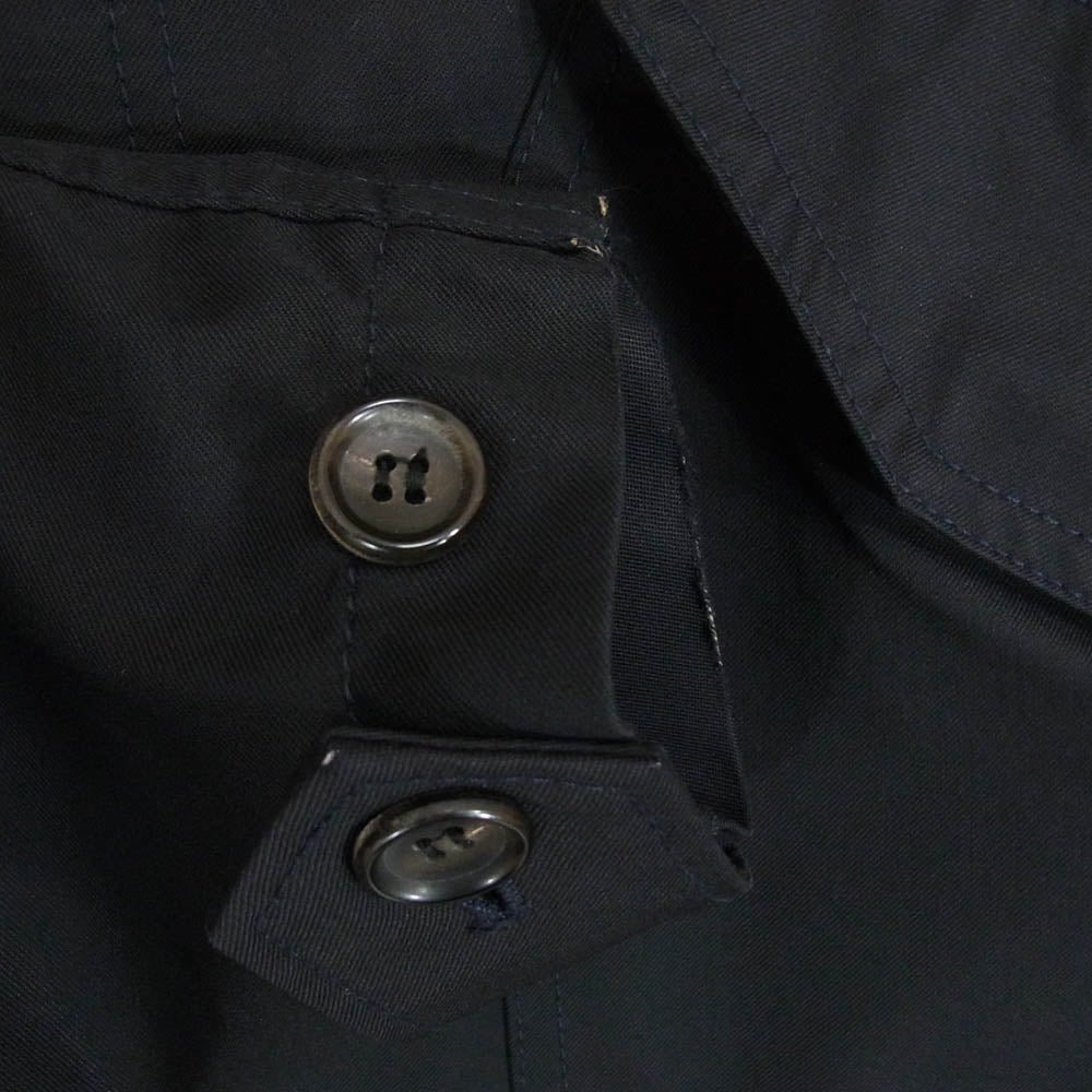 COMME des GARCONS HOMME コムデギャルソンオム HF-C011 AD2010 ラミネートウール フィッシュテールパーカー モッズコート ブラック系 S【中古】