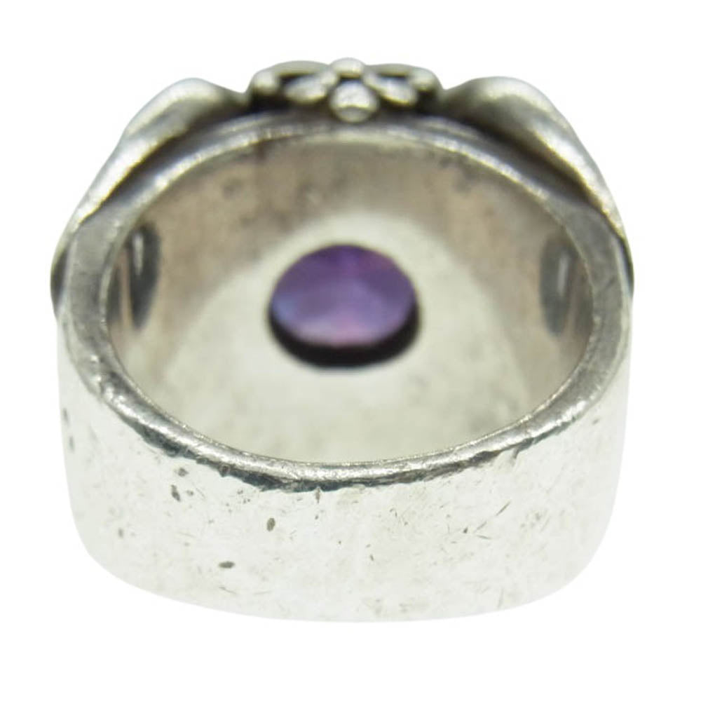 ROYAL ORDER ロイヤルオーダー ストーン バット シルバー リング