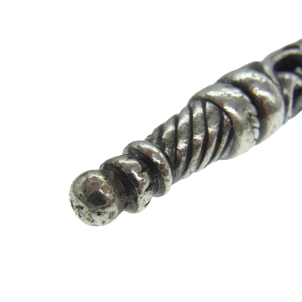 CHROME HEARTS クロムハーツ（原本無） LARGE ROLLER ラージ ローラー ダガー チャーム キーリング キーホルダー シルバー系【中古】