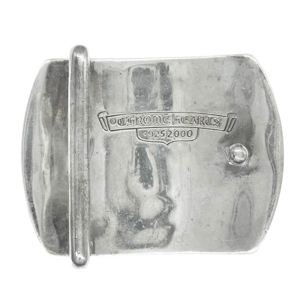 CHROME HEARTS クロムハーツ（原本無） BUCKL MIL DGR ミリタリー レイズド ダガー シルバー バックル シルバー系【中古】