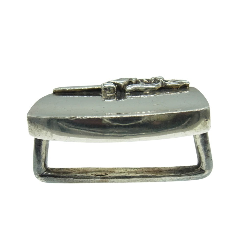 CHROME HEARTS クロムハーツ（原本無） BUCKL MIL DGR ミリタリー レイズド ダガー シルバー バックル シルバー系【中古】