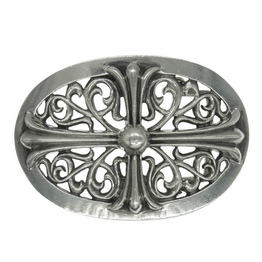 CHROME HEARTS クロムハーツ（原本無） BUCKL OVAL CROSS LG クラシック オーバル クロス ラージ バックル シルバー系【中古】