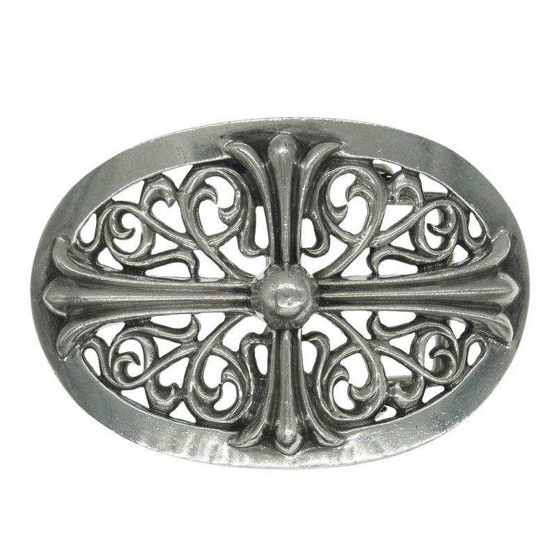 CHROME HEARTS クロムハーツ（原本無） BUCKL OVAL CROSS LG クラシック オーバル クロス ラージ バックル シルバー系【中古】