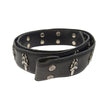 CHROME HEARTS クロムハーツ（原本無） STRAP No5 DGGR #5ダガーローデット レザーベルト ブラック系 シルバー系【中古】