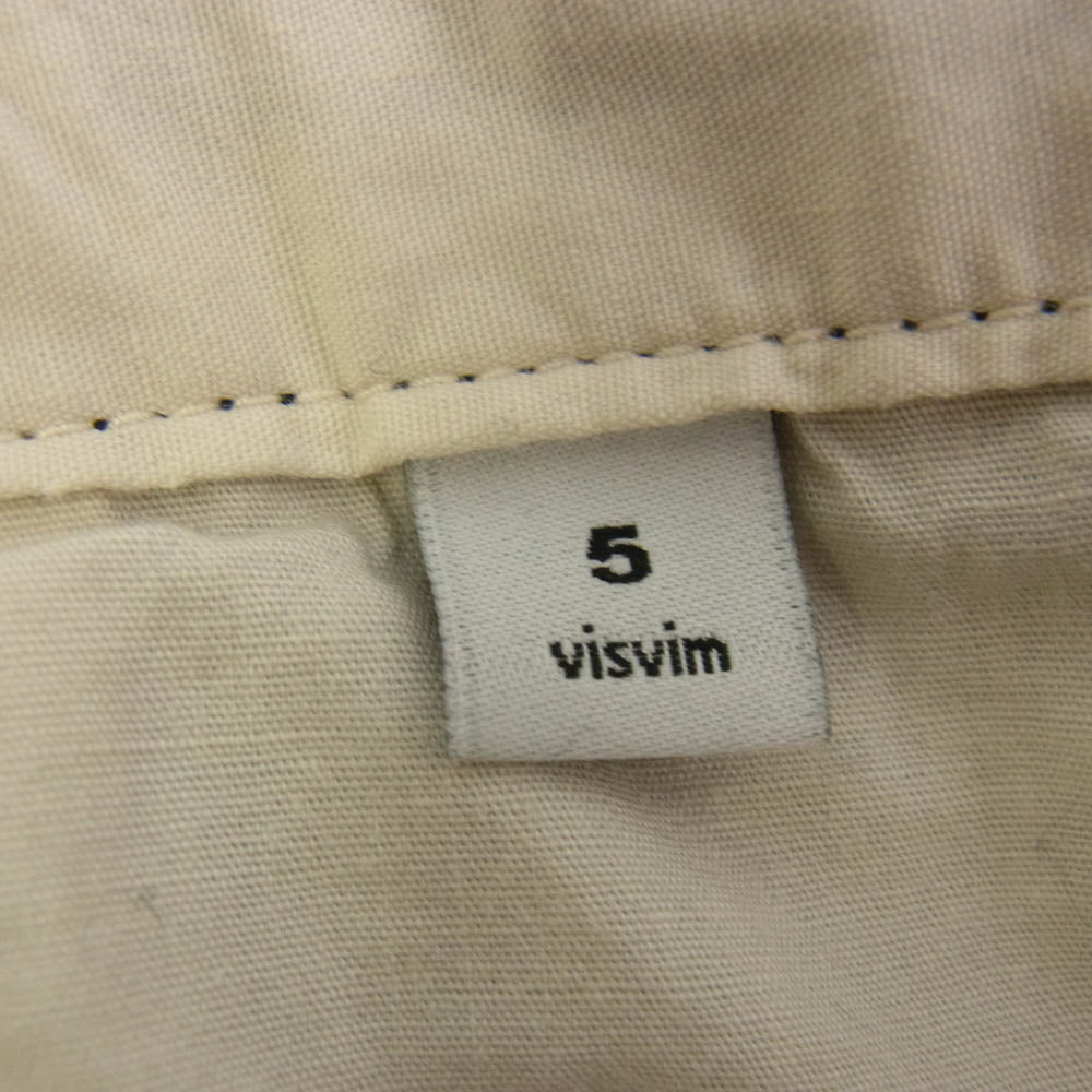 VISVIM ビズビム 17SS 0117105008003 HIGH WATER CHINO ハイ ウォーター チノ パンツ ブラック系 5【中古】