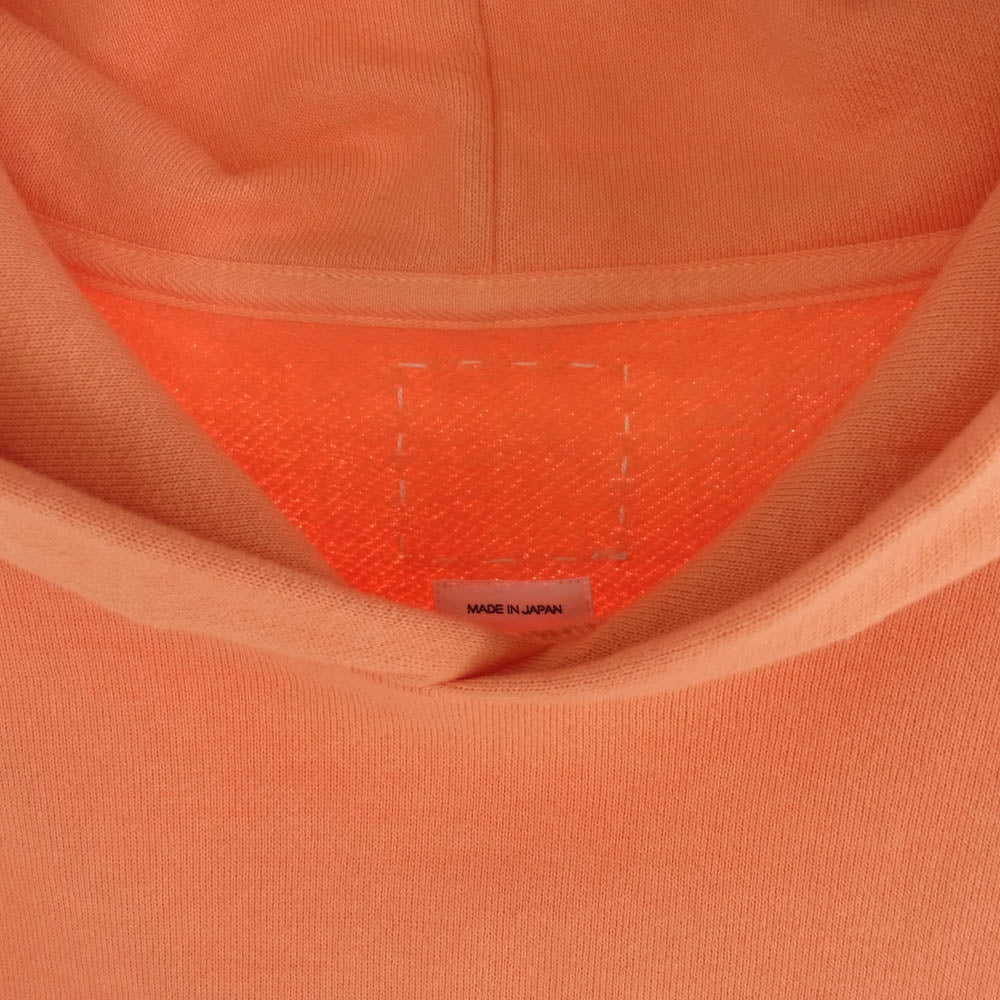 VISVIM ビズビム 22SS 0122105010011 AMPLUS SB HOODIE P.O. U.D. アンプラス ダメージ加工 スウェット パーカー オレンジ系 2【中古】