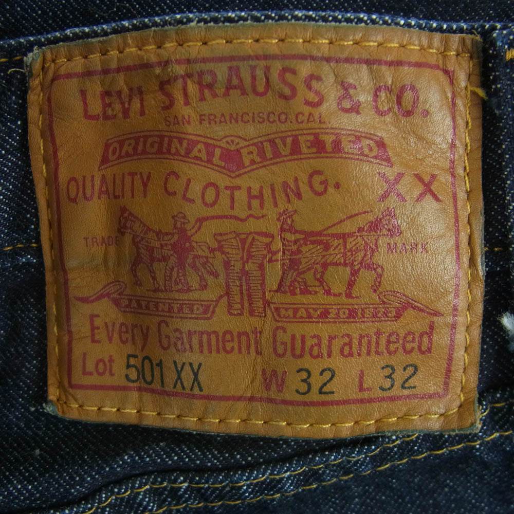 Levi's リーバイス PC9-47501-0225 LVC BIGE 1947年 モデル 501XX デニム パンツ インディゴブルー系 W32 L32【中古】