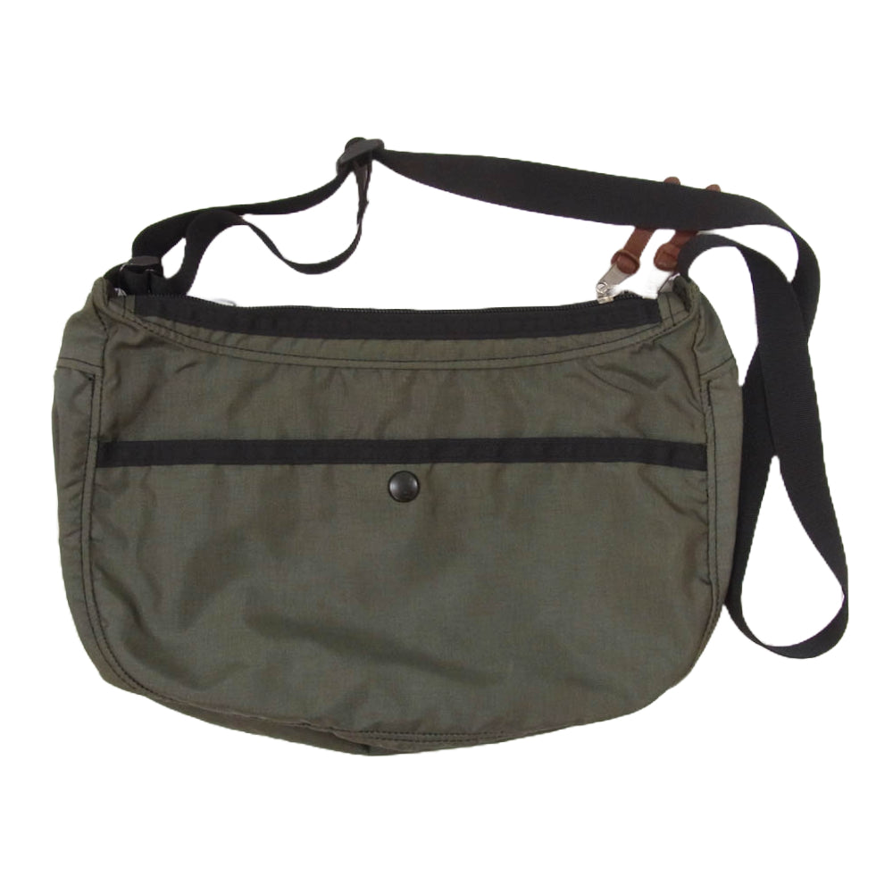 GREGORY グレゴリー サッチェル S ショルダー バッグ カーキ系【美品】【中古】