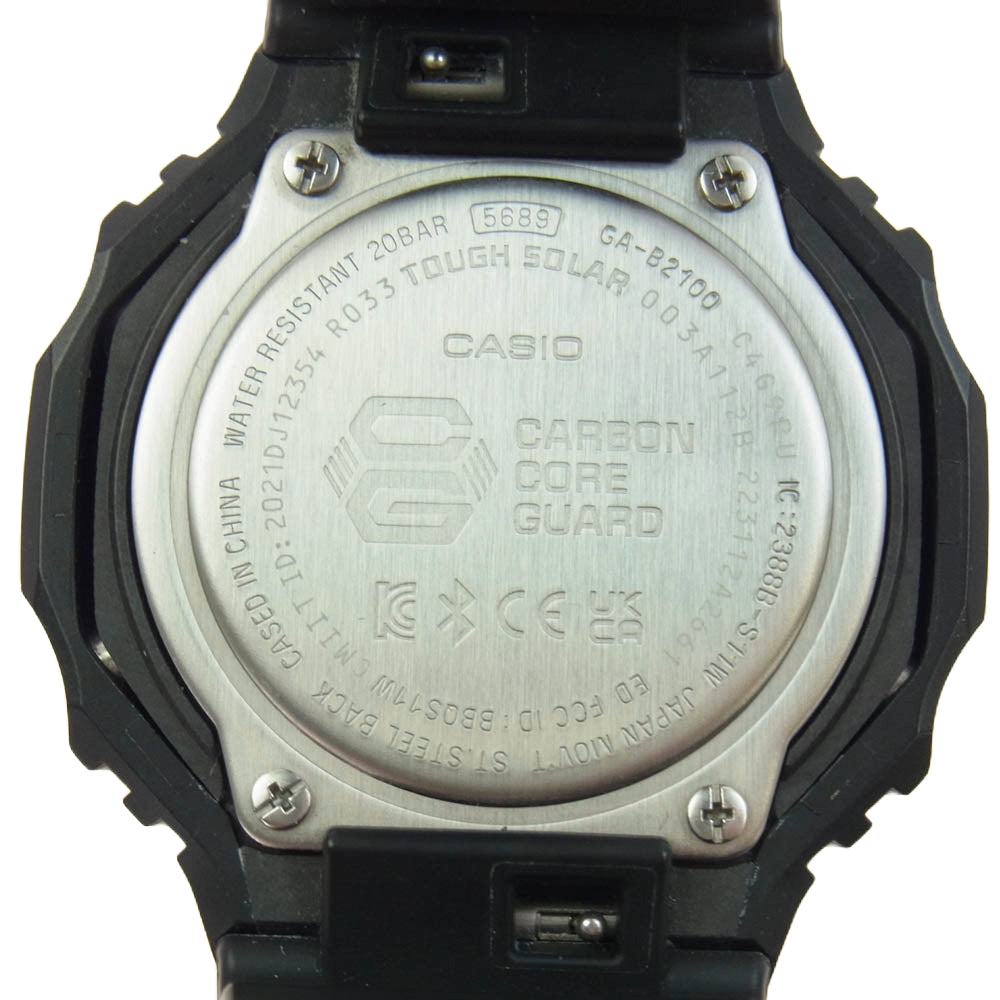 G-SHOCK ジーショック GA-B2100 Bluetooth 搭載 タフソーラー アナデジ 腕時計 ウォッチ ブラック系【中古】