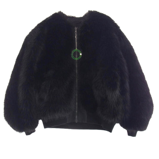 マジックスティックエンターテイメント Notorious Lux Fur Bommer Jacket ファー ボンバー ジャケット ブラック系 M【中古】