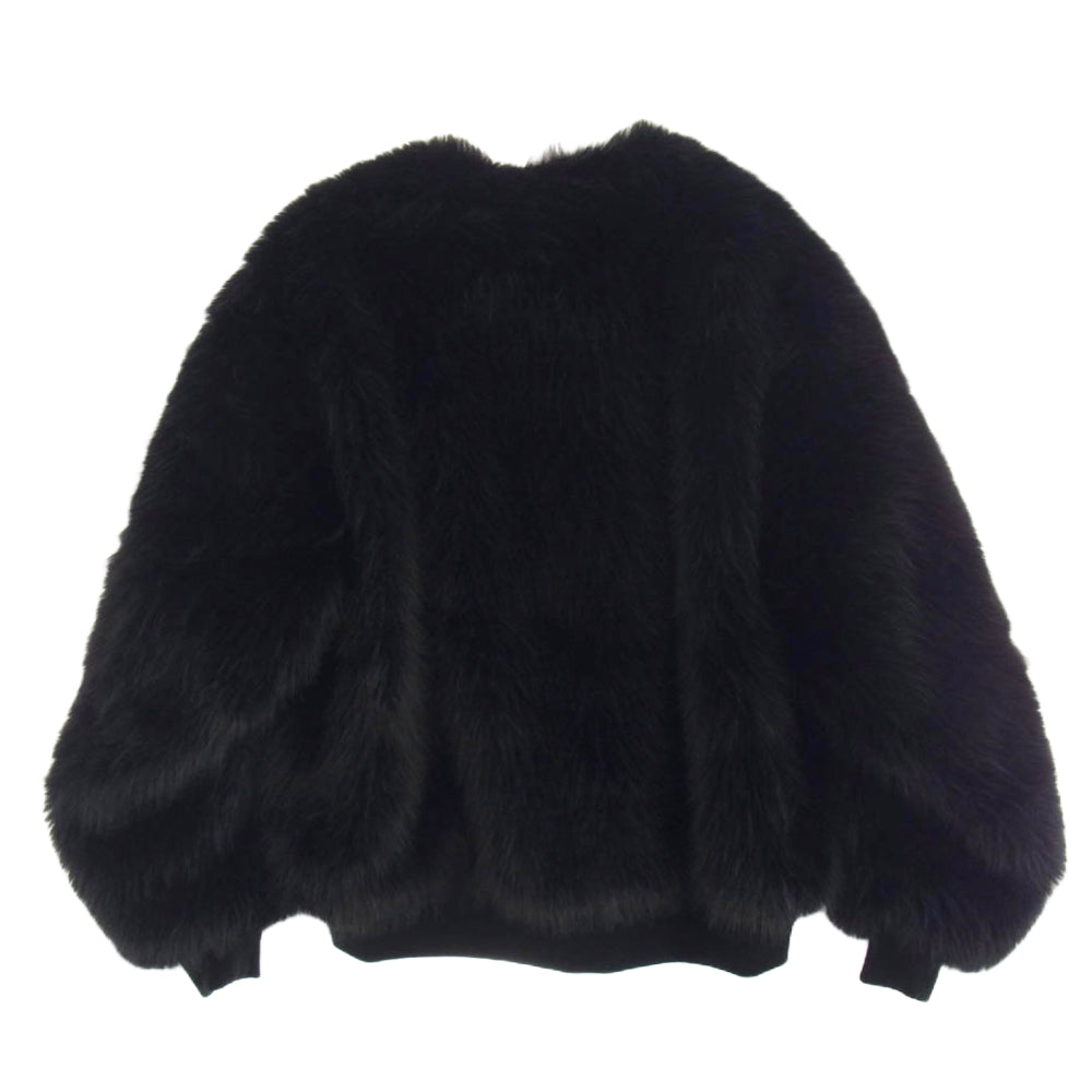 マジックスティックエンターテイメント Notorious Lux Fur Bommer Jacket ファー ボンバー ジャケット ブラック系 M【中古】