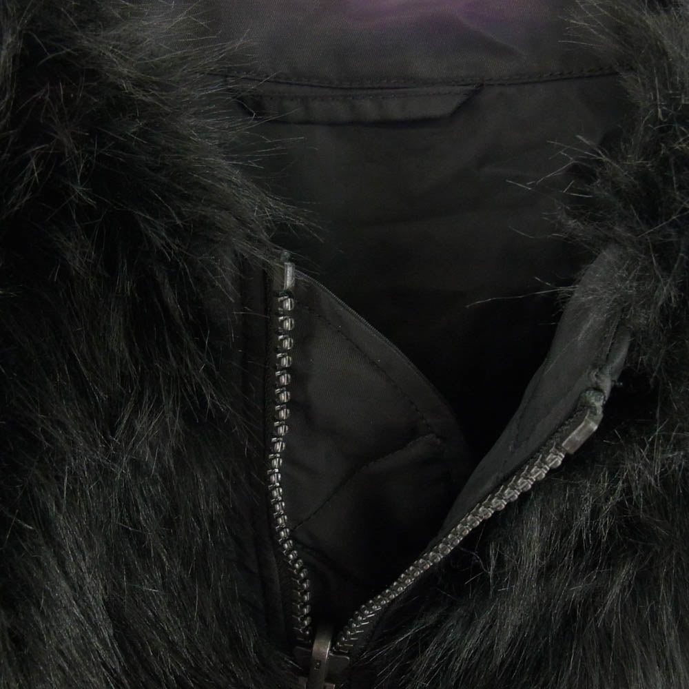 マジックスティックエンターテイメント Notorious Lux Fur Bommer Jacket ファー ボンバー ジャケット ブラック系 M【中古】