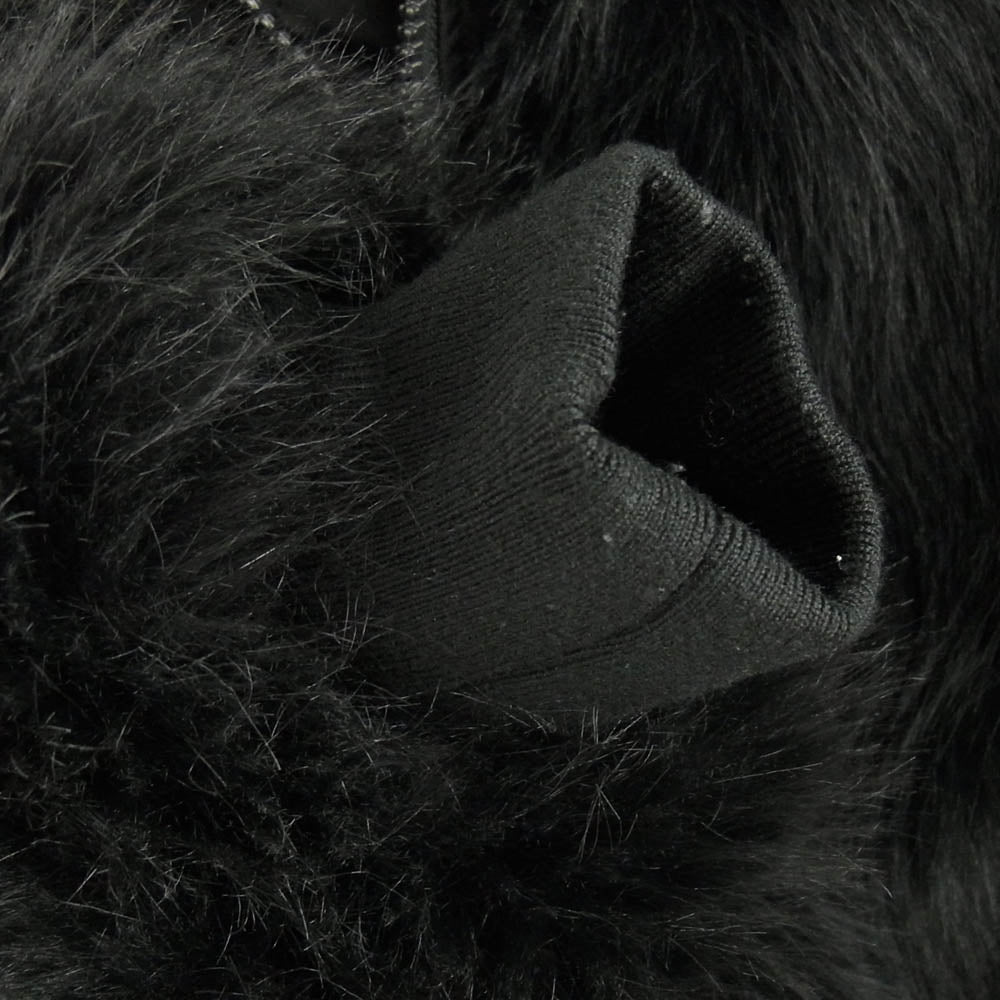 マジックスティックエンターテイメント Notorious Lux Fur Bommer Jacket ファー ボンバー ジャケット ブラック系 M【中古】
