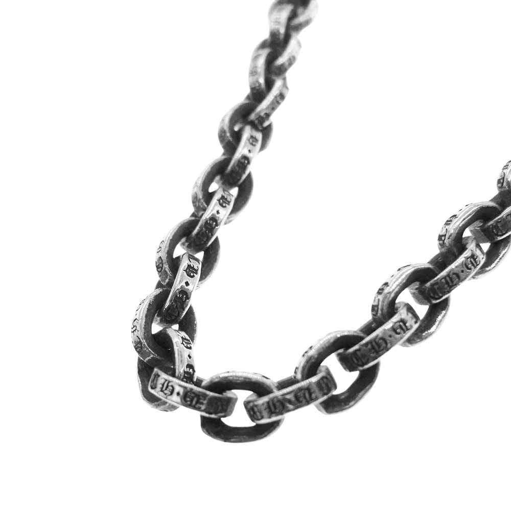 CHROME HEARTS クロムハーツ（原本無） ブラックシンフォニー購入時ギャランティ原本付属 ペーパーチェーン ネックレス 24インチ 24inch シルバー系【中古】