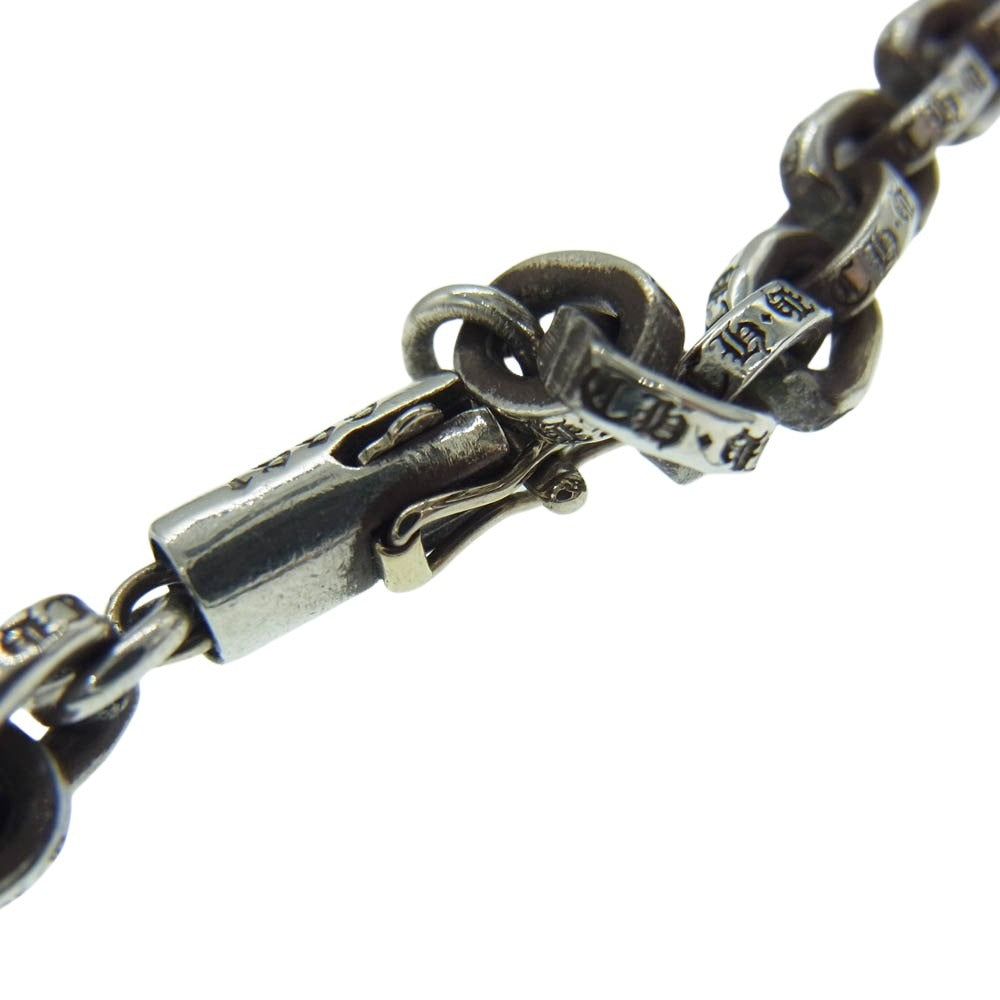 CHROME HEARTS クロムハーツ（原本無） ブラックシンフォニー購入時ギャランティ原本付属 ペーパーチェーン ネックレス 24インチ 24inch シルバー系【中古】