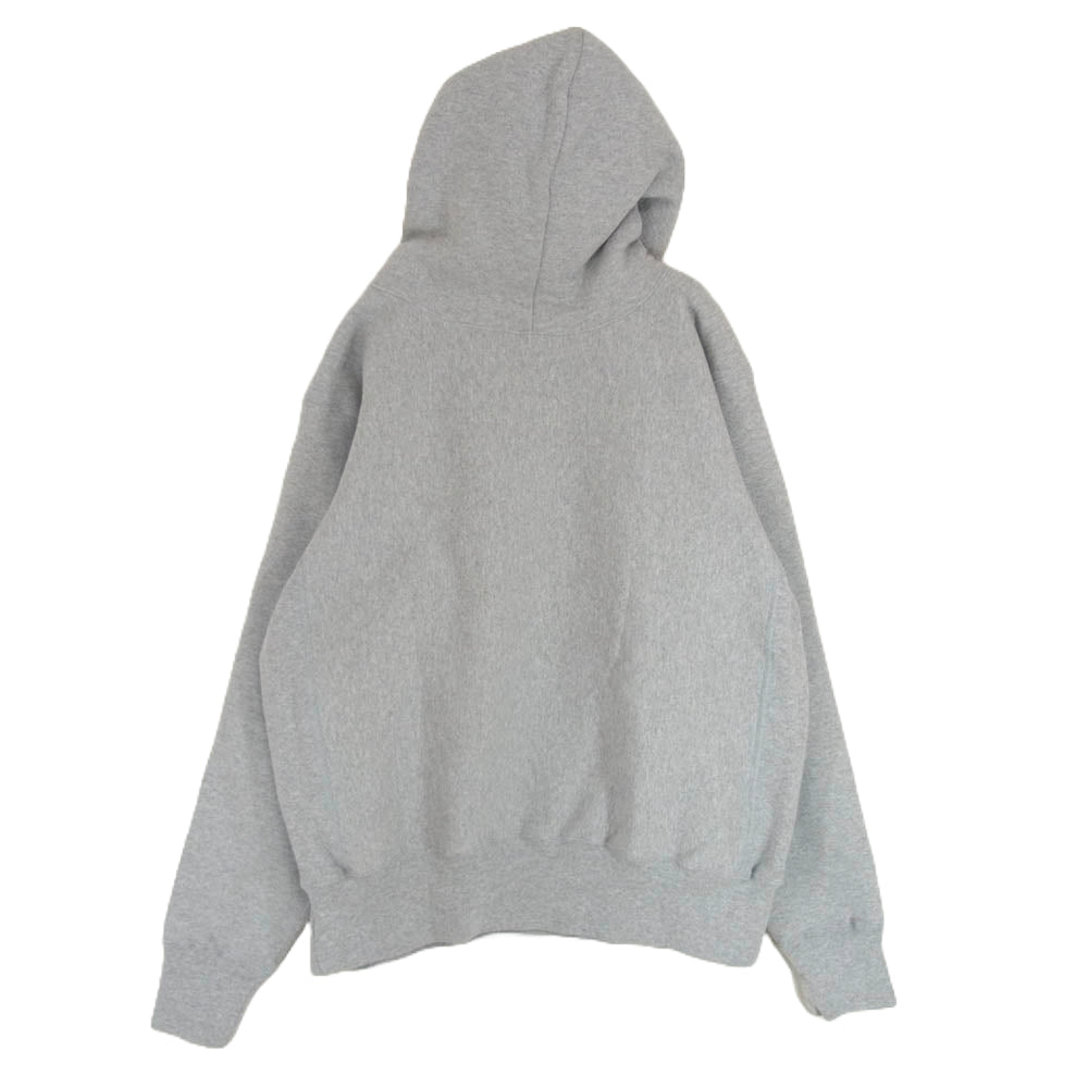Champion チャンピオン C5-U101 USA製 赤タグ 復刻 RW PULLOVER HOODED SWEATSHIRT リバースウィーブ スウェット パーカー グレー系 XL【中古】
