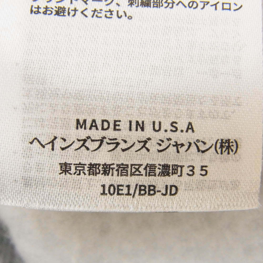 Champion チャンピオン C5-U101 USA製 赤タグ 復刻 RW PULLOVER HOODED SWEATSHIRT リバースウィーブ スウェット パーカー グレー系 XL【中古】
