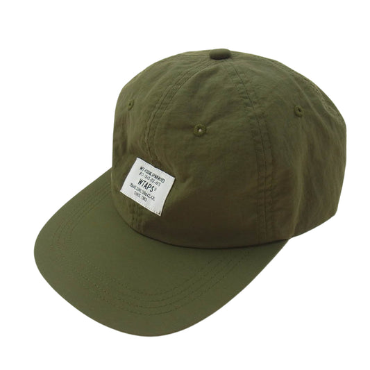 WTAPS ダブルタップス T-6H 02 / Cap / Nylon. Tussah. Spec ナイロン タッサー スペック キャップ 帽子 モスグリーン系【極上美品】【中古】