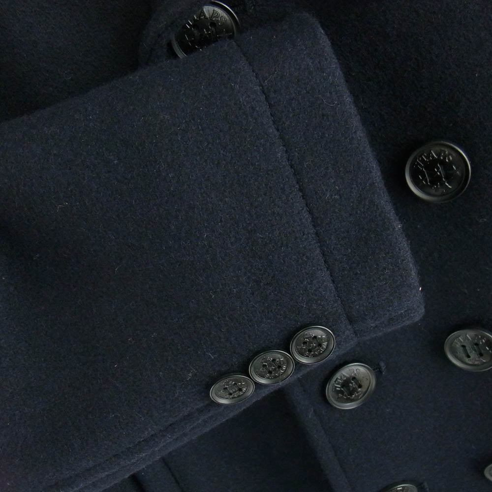WTAPS ダブルタップス 172GWDT-JKM05 BLACKWATCH COAT ブラックウォッチ P コート ネイビー系 02【極上美品】【中古】
