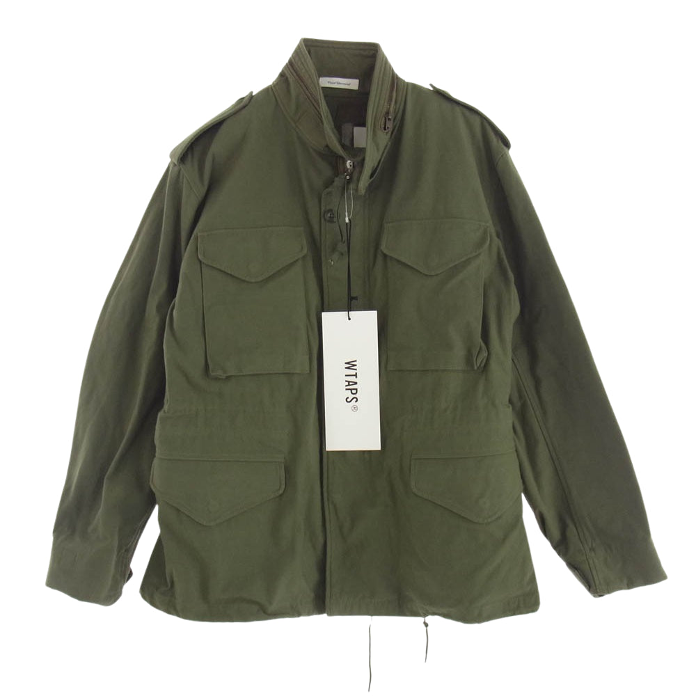 WTAPS ダブルタップス 19AW 192BRDT-JKM01 WMILL-65 JACKET ジップアップ ミリタリージャケット カーキ系 01【極上美品】【中古】