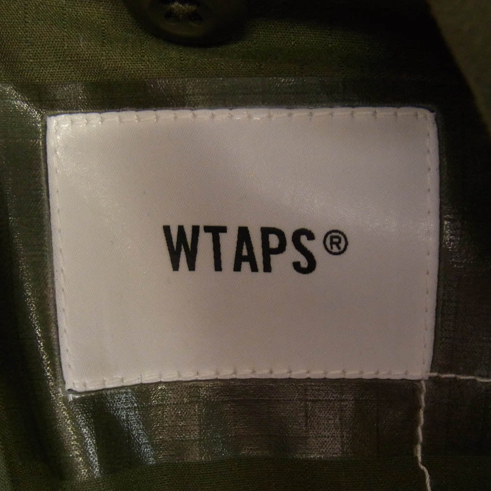 WTAPS ダブルタップス 19AW 192BRDT-JKM01 WMILL-65 JACKET ジップアップ ミリタリージャケット カーキ系 01【極上美品】【中古】