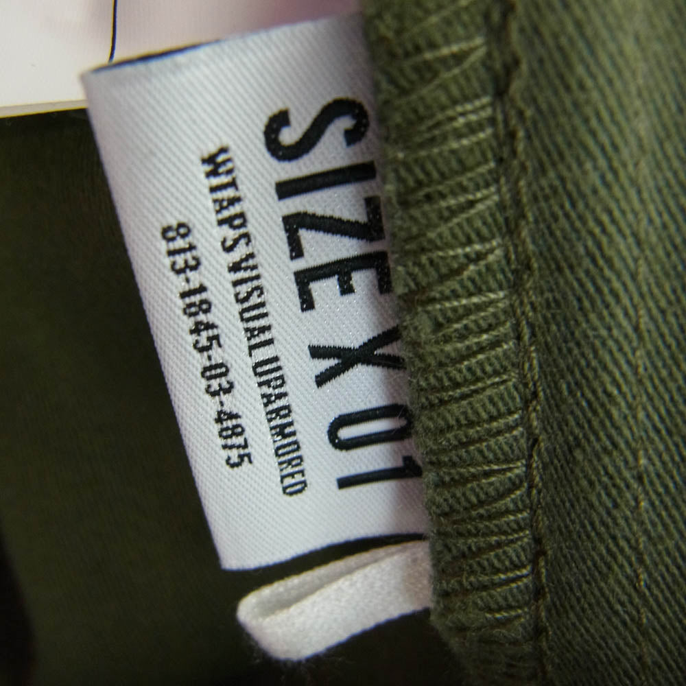 WTAPS ダブルタップス 19AW 192BRDT-JKM01 WMILL-65 JACKET ジップアップ ミリタリージャケット カーキ系 01【極上美品】【中古】