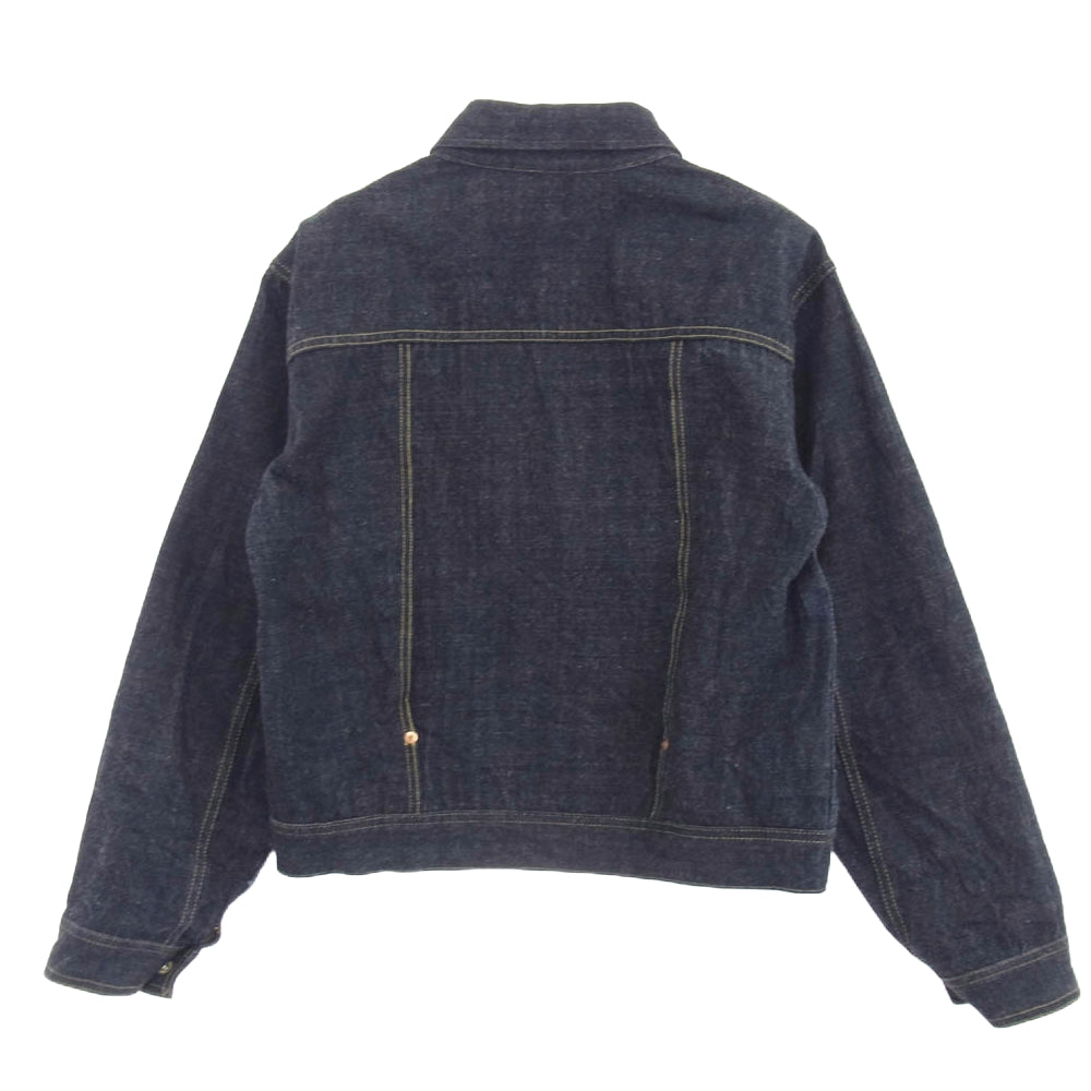 AT LAST アットラスト 147J DENIM JACKET インディゴ デニム ジャケット インディゴブルー系 42【極上美品】【中古】