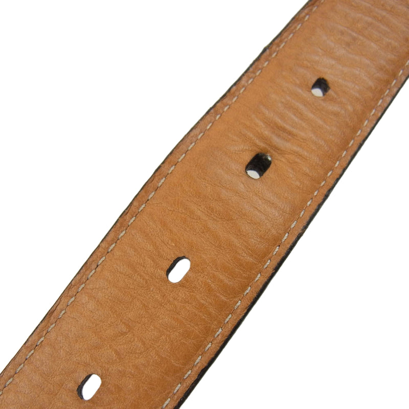 ganzo BRIDLE ベルト（フェザー） ダークブラウン L BRIDLE(ブライドル) ベルト(フェザー) L｜ブライドルレザー｜最高級の