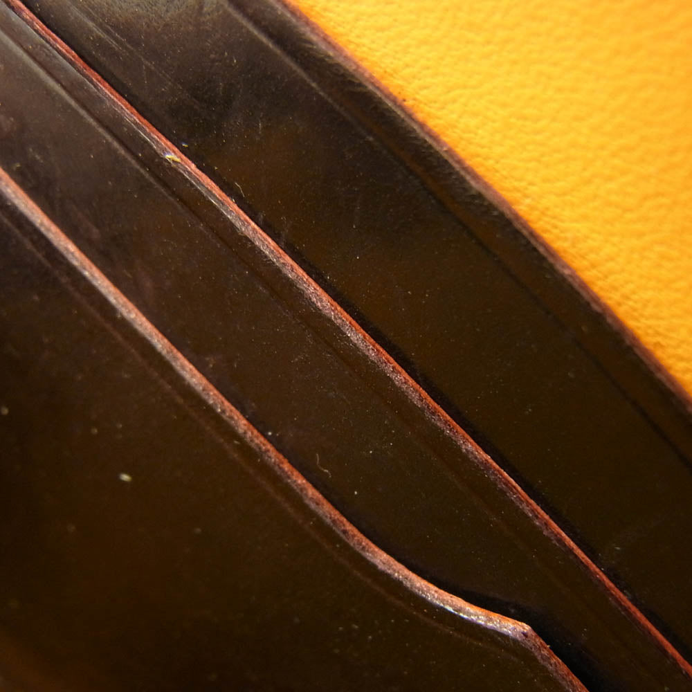 GANZO ガンゾ gud ジーユーディー ZIPパース コンパクトウォレット L字ファスナー ジップパース バーガンディ ダークブラウン系【中古】