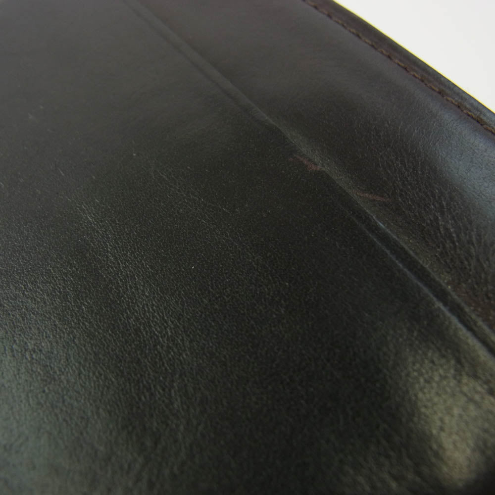 GANZO ガンゾ gud ジーユーディー ZIPパース コンパクトウォレット L字ファスナー ジップパース バーガンディ ダークブラウン系【中古】