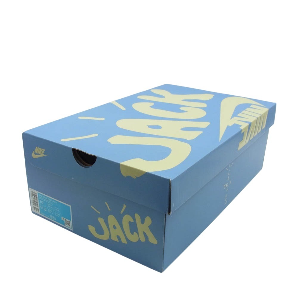 NIKE ナイキ HQ3073-100 × Travis Scott Zoom Field Jaxx White and Light Chocolate トラヴィススコット ズームフィールドジャックス スニーカー ホワイト系 ブラウン系 28cm【新古品】【未使用】【中古】