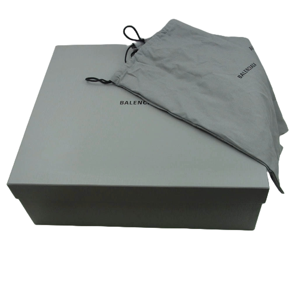 BALENCIAGA バレンシアガ 770589 Steroid Bootie ステロイド ブーツ ハイカット ラバー ブラック系 チャコール系 41【美品】【中古】