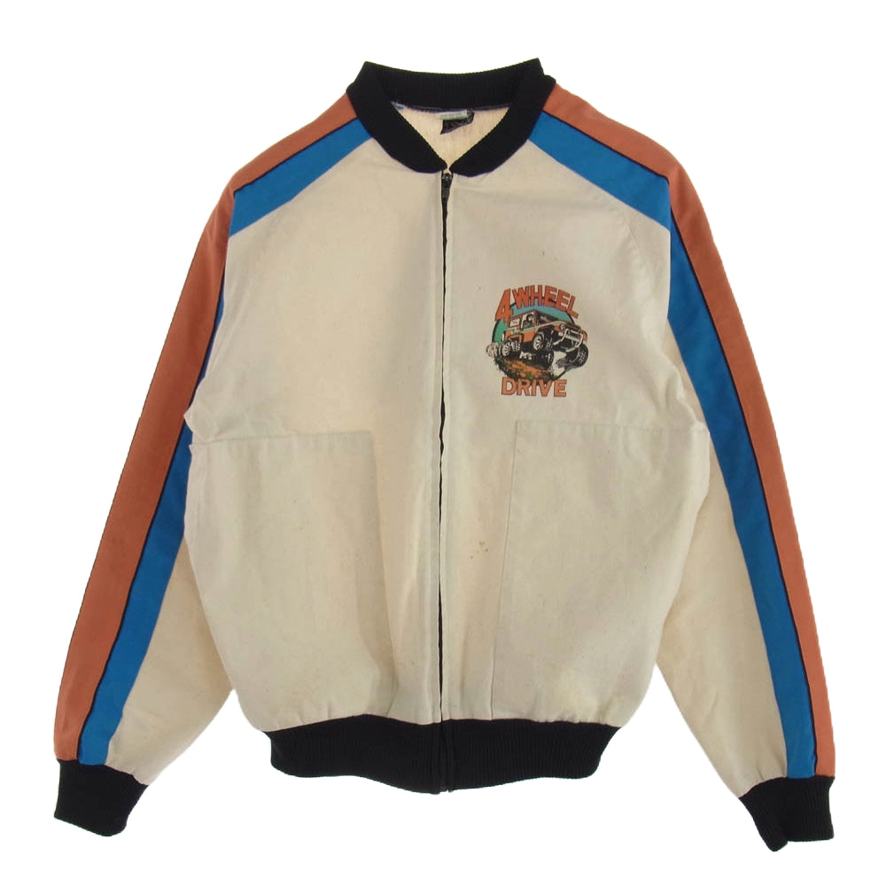 ヴィンテージ FOX SPORTS WEAR フルジップ ブルゾン ジャケット ベージュ系 16【中古】
